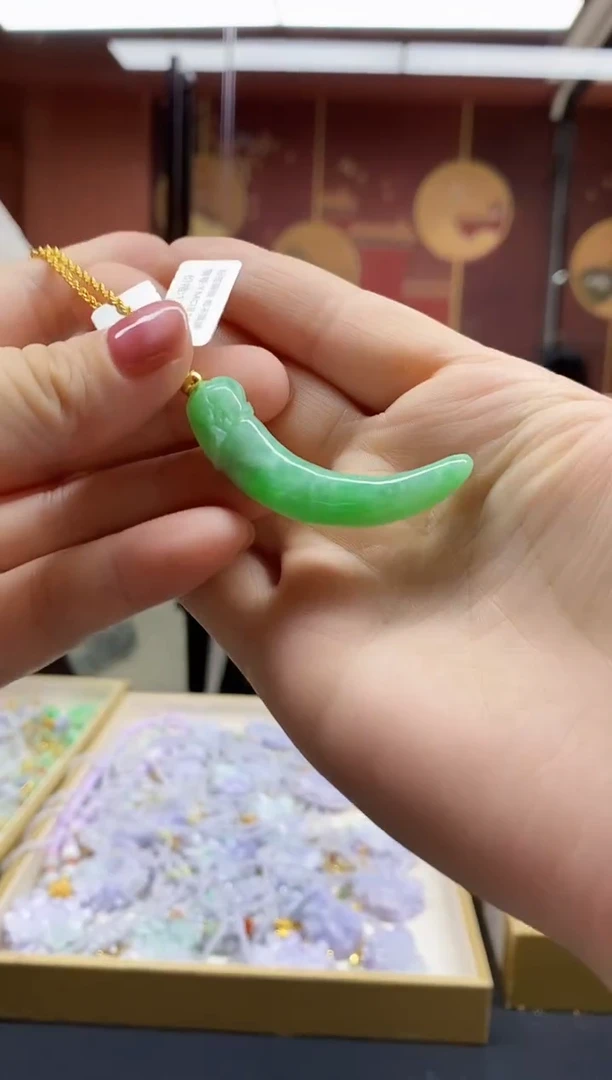 颈饰未镶嵌翡翠翡翠吊坠