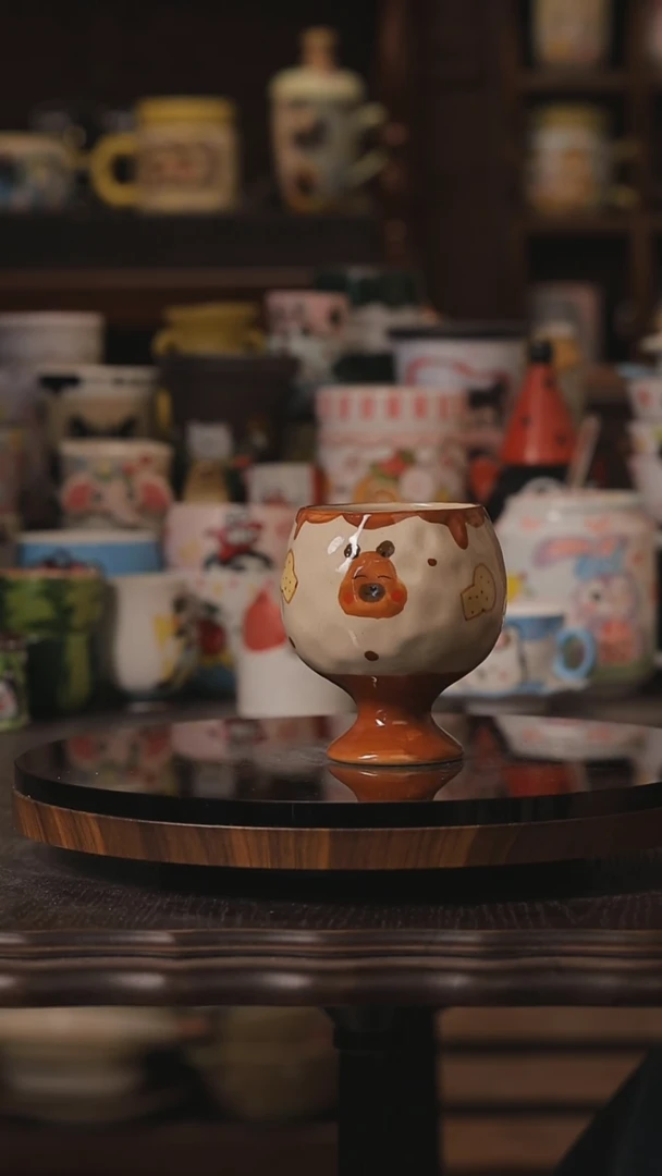 摆件景德镇釉下彩绘设计师款式陶瓷