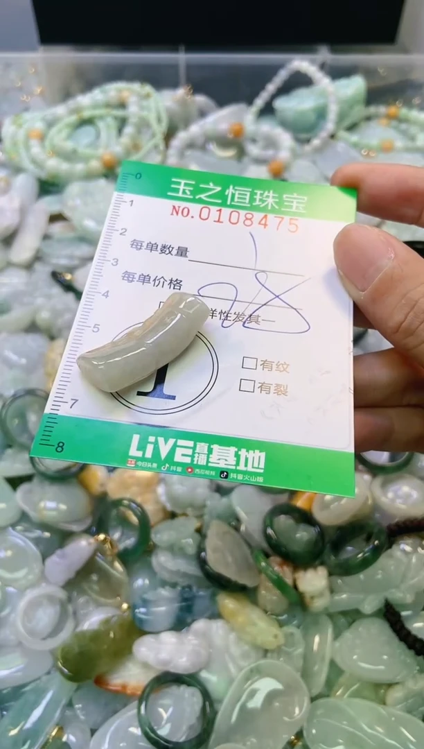 翡翠未镶嵌颈饰闪购0108475