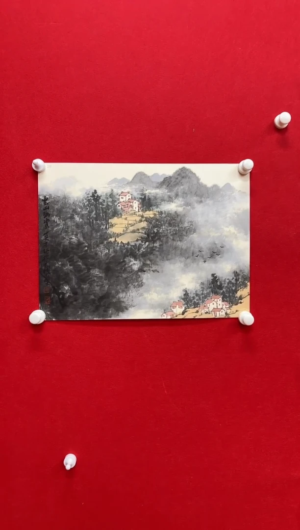 【闪购商品】国画张英才-红袍原作