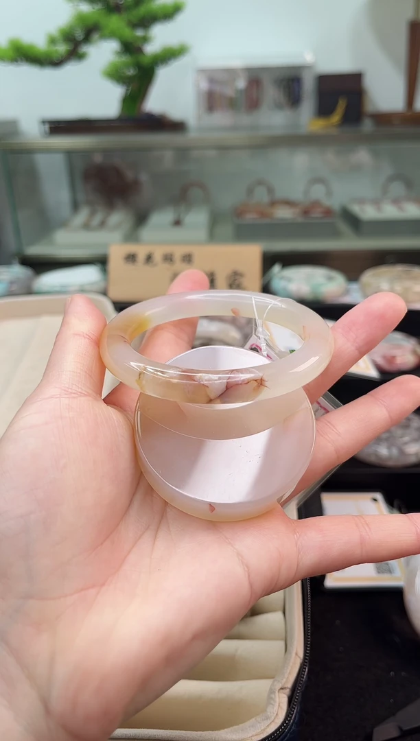 未镶嵌手镯石英质玉58圈口（赠品镯心）3751482