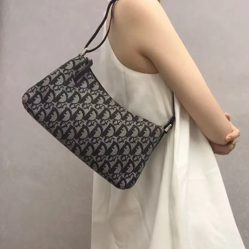95新 DIOR/迪奥 坤球奢选迪奥中古老花麻将包