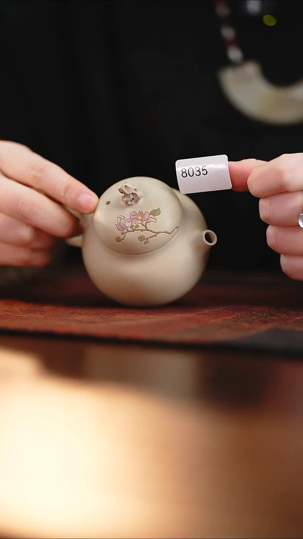 雲梦茶器紫陶茶壶8035
