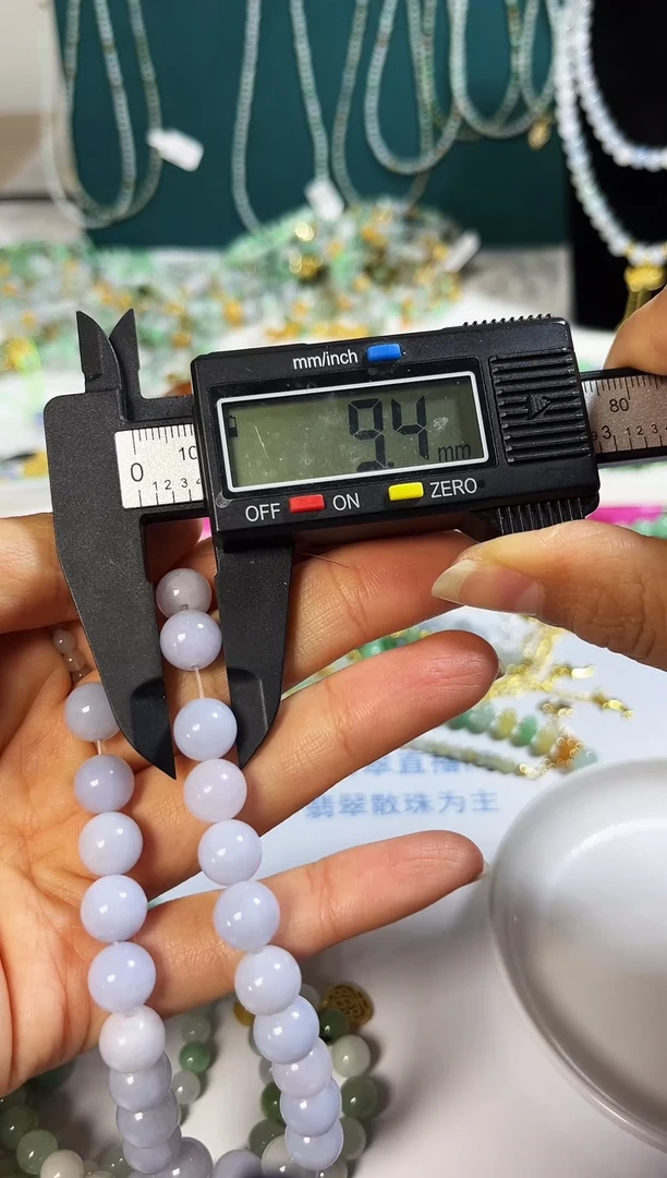 未镶嵌手链翡翠翡翠珠串有微瑕介意勿拍9.4