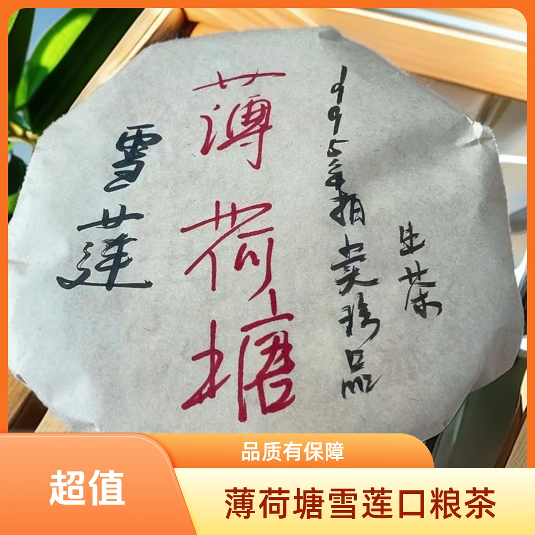 1995年珍品薄荷塘雪莲生茶257g（苏苏专属）