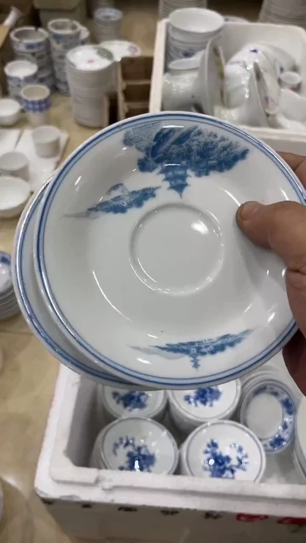 4个湖南醴陵釉下五彩陶瓷