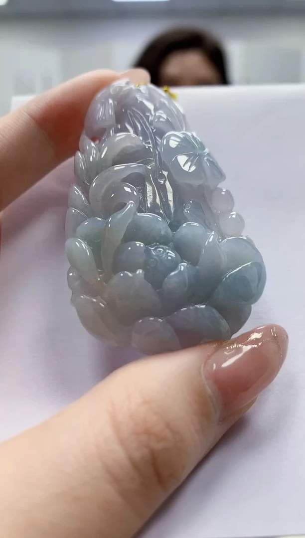 未镶嵌定制翡翠4829jw-毛货挂件22