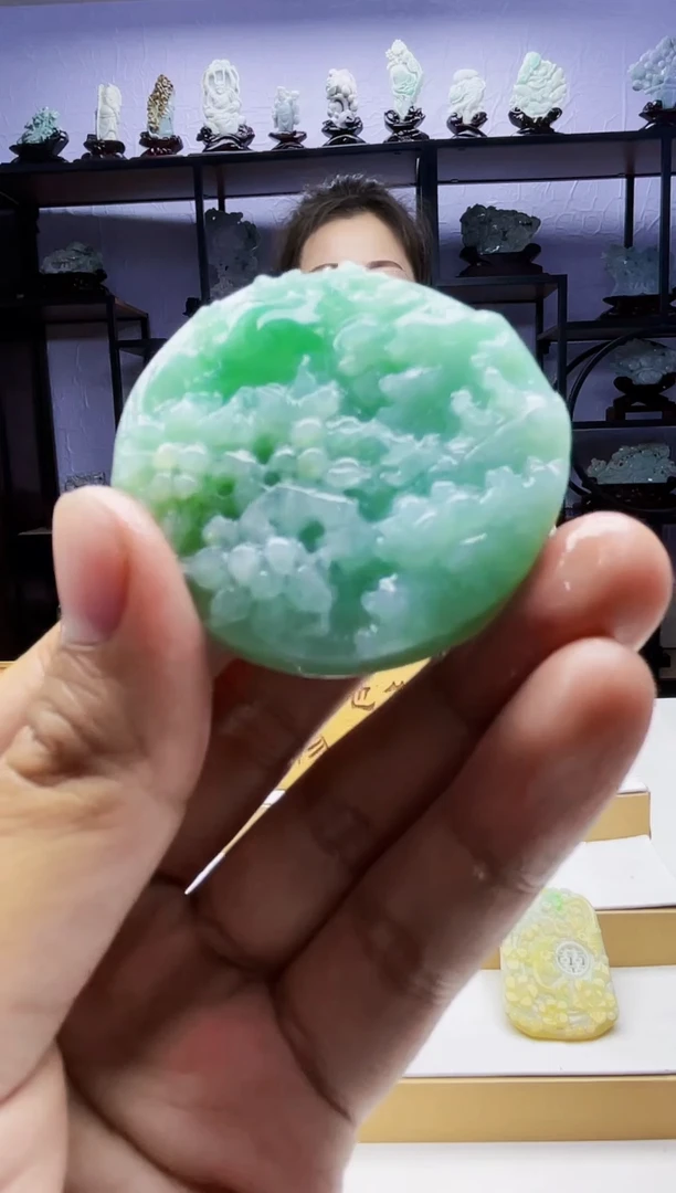 【闪购商品】定制翡翠未镶嵌毛货02130019