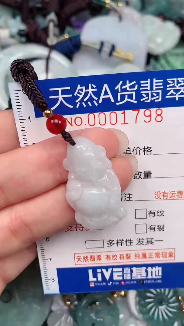 翡翠未镶嵌颈饰...0001798