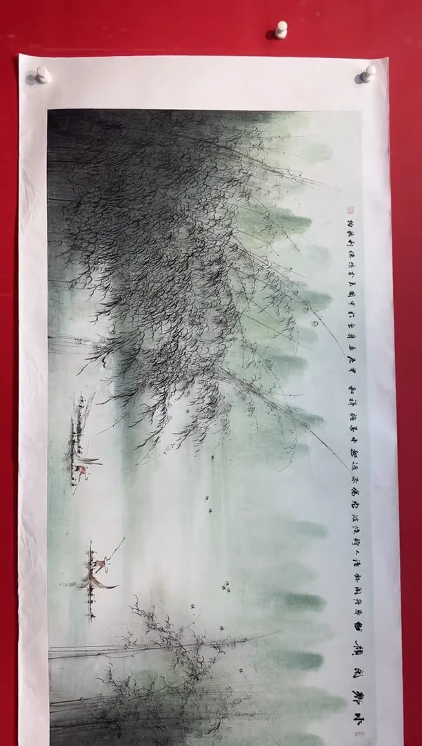 国画画家陆远华纯手绘原作