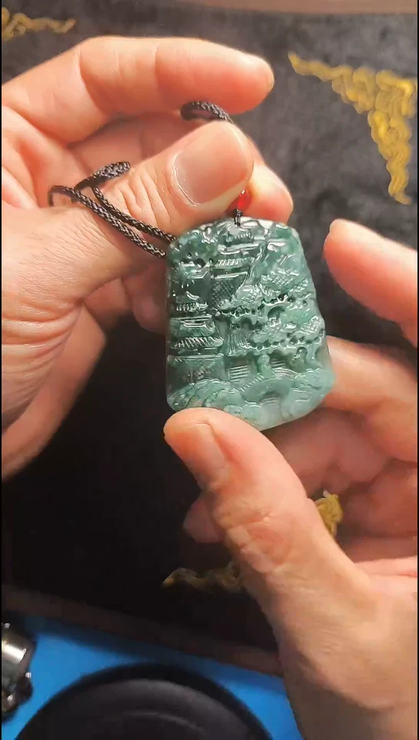 颈饰未镶嵌翡翠翡翠未镶嵌天然A货