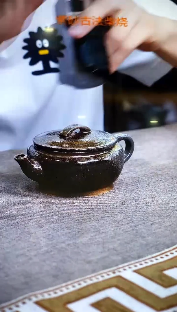 茶壶紫砂紫砂柴烧