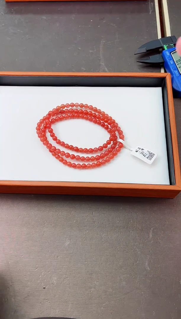 【闪购商品】南红玛瑙哑光长串卡5+未镶嵌保山杨柳滴水洞长串