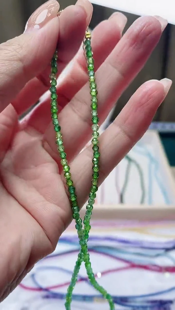 【闪购商品】钻石颈饰14K金镶嵌诗颜珠宝甄选SYZB93