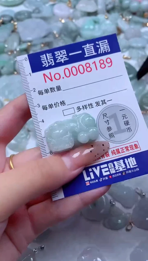 翡翠未镶嵌吊坠(不含链)8189