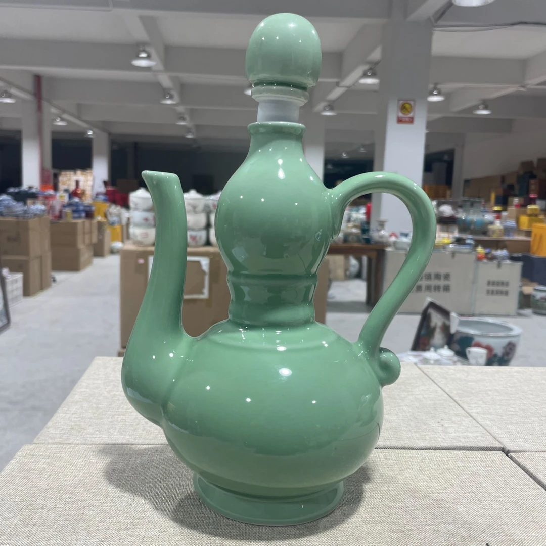 【张氏御瓷】青釉酒壶DP-A622青釉酒壶