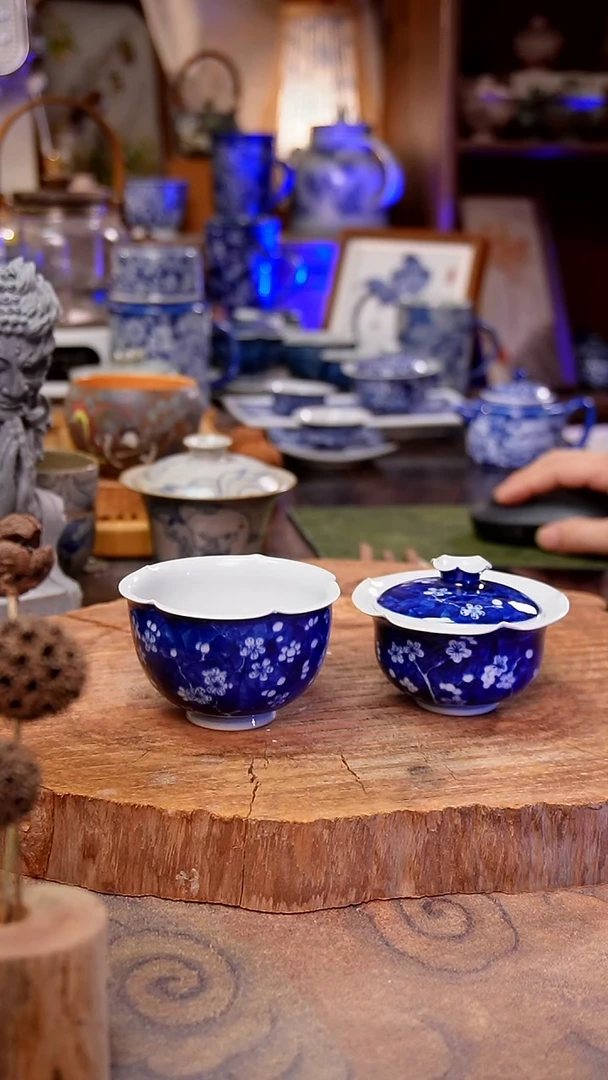 杯子冰梅手工手绘手工手绘