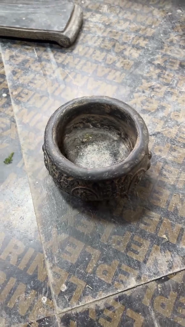 陶土【火山泥】聚宝盆
