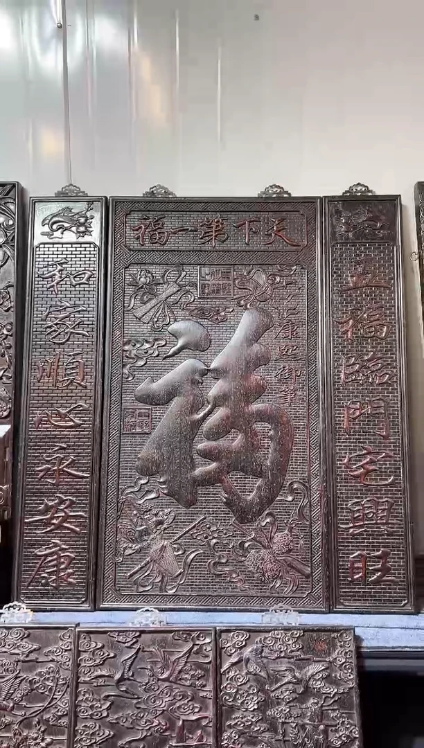 木紫檀雕刻一物一拍