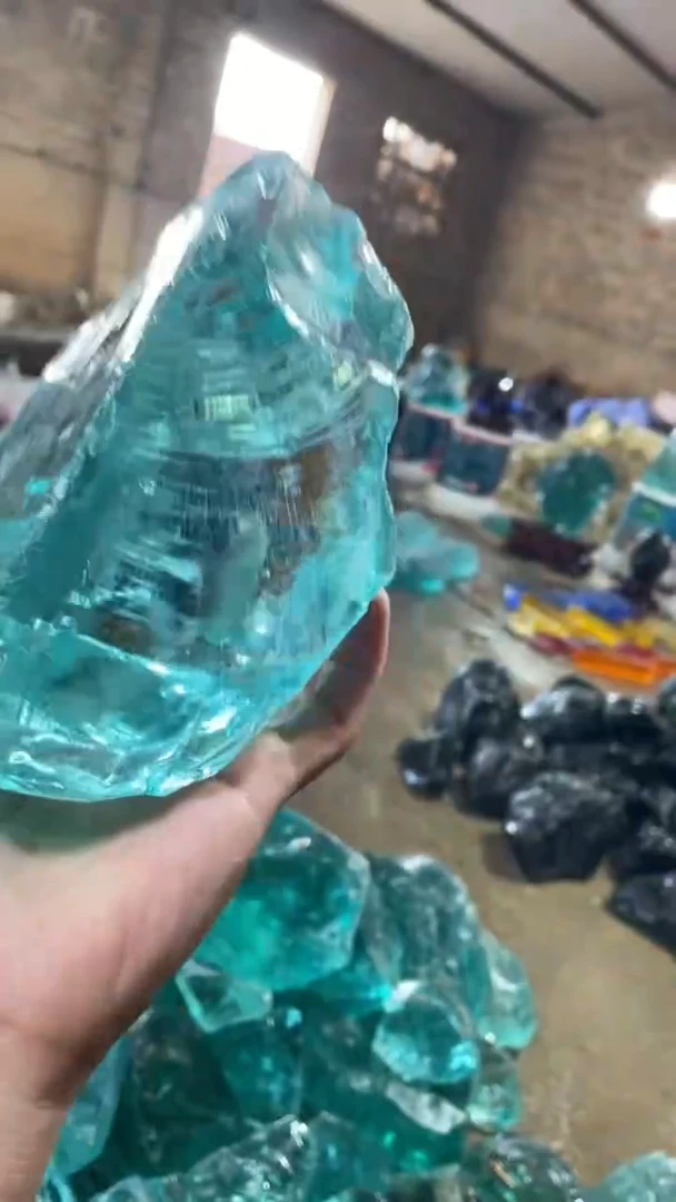 新疆五彩石原石摆件