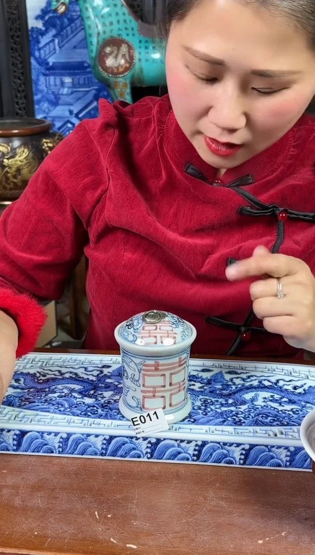 【闪购商品】摆件景德镇陶瓷仿古摆件E011