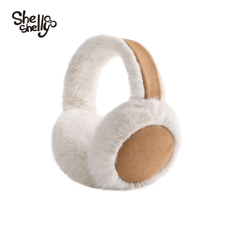 Shelly Shell 小耳机毛绒发夹 小众气质时尚简约