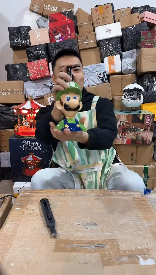瓷片路易吉按压瓶