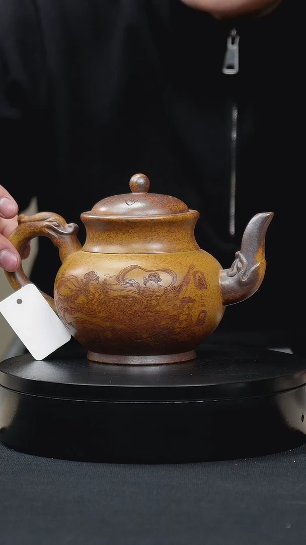 【闪购商品】紫砂茶壶057龙骨金砂手工紫砂壶