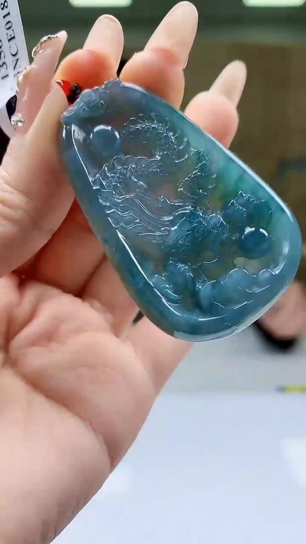 【闪购商品】定制翡翠未镶嵌4812ty-毛货挂件29