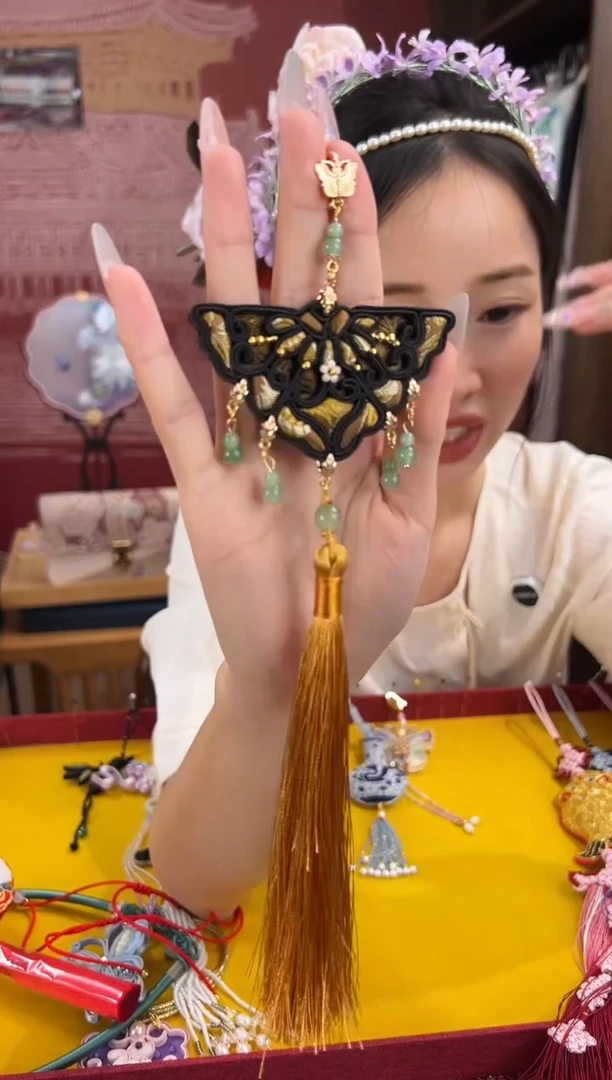 织绣苏绣世家非遗手工（压襟）