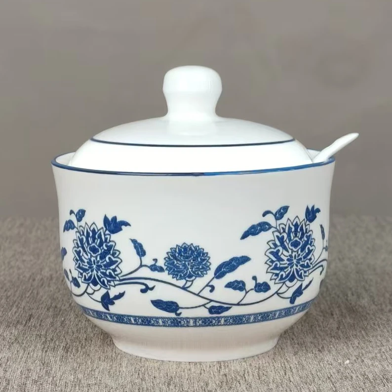 4.5英寸青花韵调味罐-QH