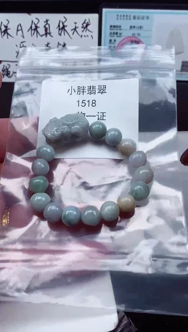 颈饰未镶嵌翡翠缅甸天然A货翡翠1518