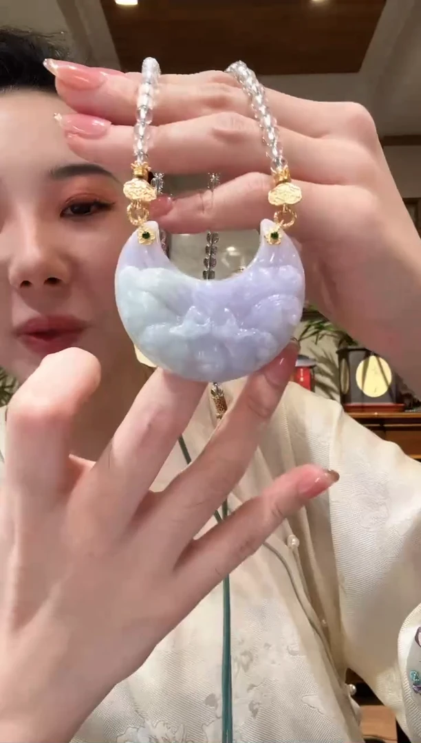 【闪购商品】翡翠颈饰未镶嵌国风