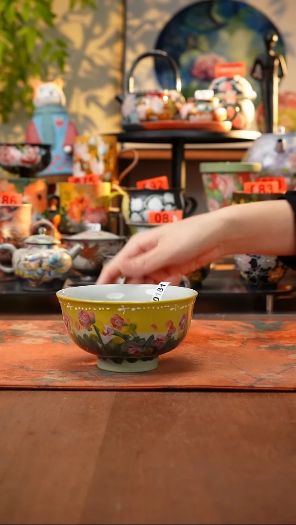 瓷片景德镇手工手绘181