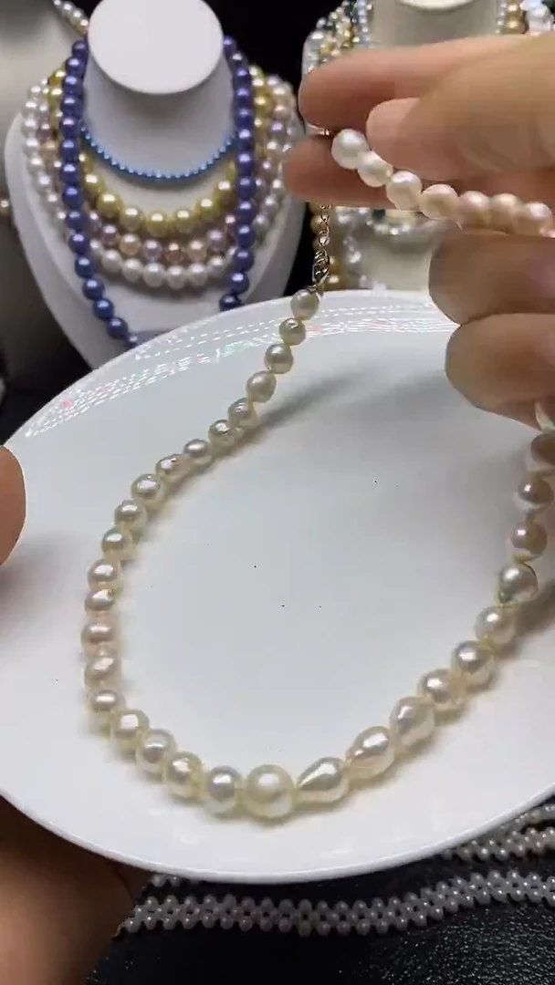 颈饰未镶嵌淡水珍珠多人
