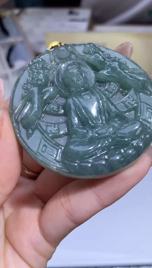 颈饰未镶嵌翡翠38072