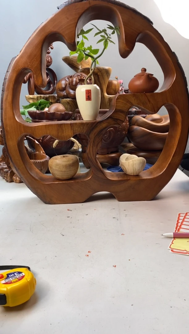 香樟木A64博古架/尺寸