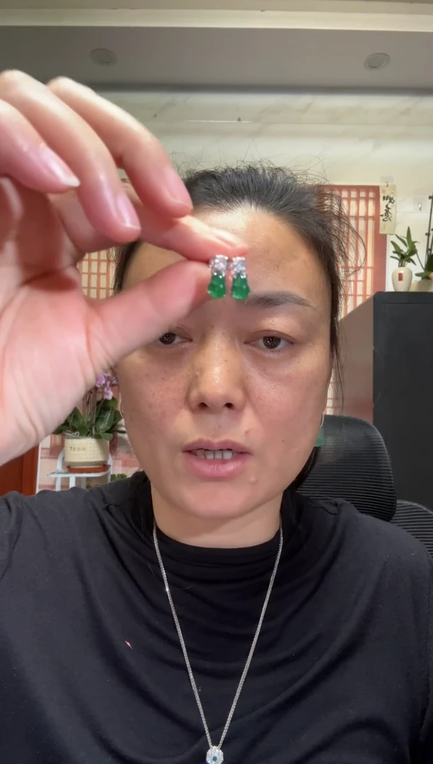颈饰银S925镶嵌翡翠【多样性发货】00003004