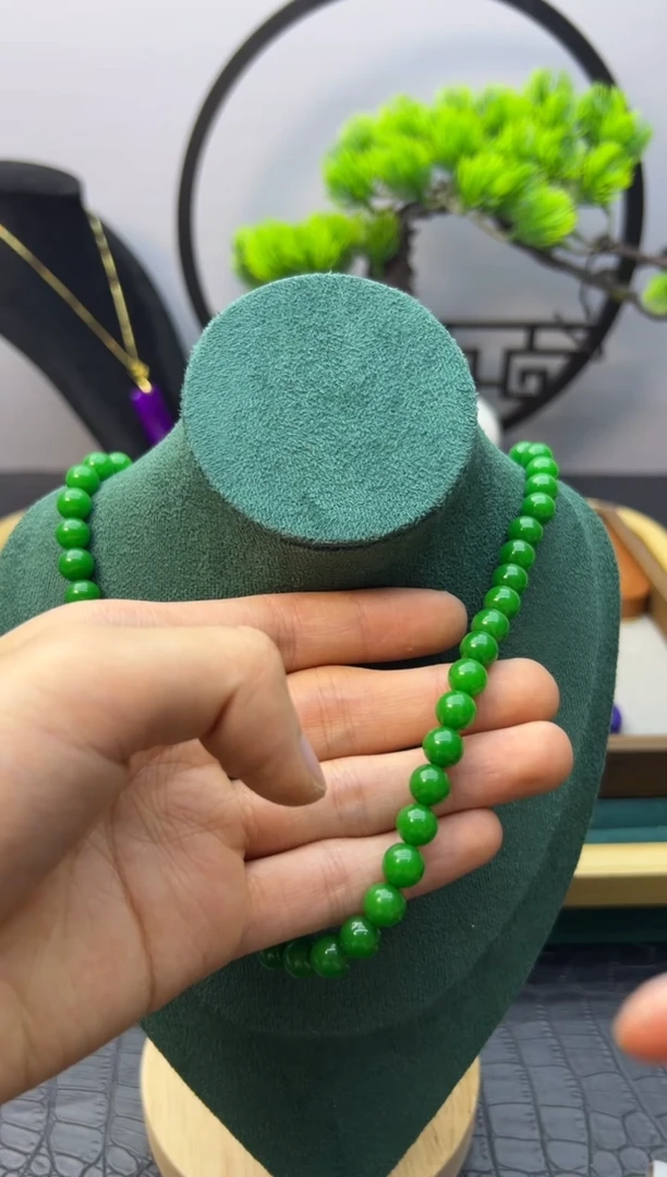 【闪购商品】翡翠颈饰银S925镶嵌X242