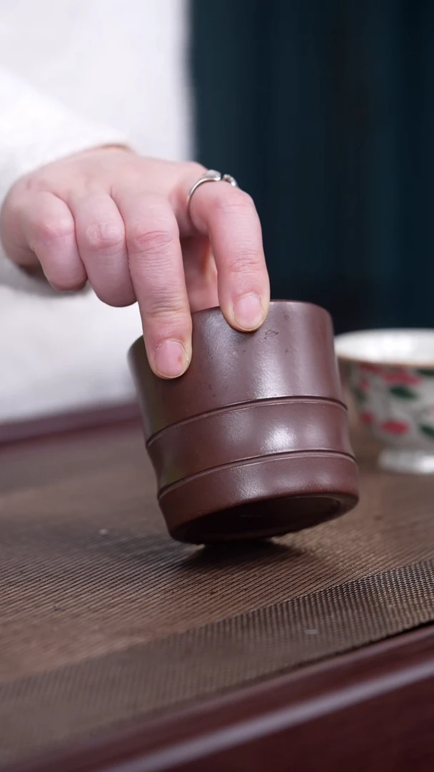 【闪购商品】茶空间美学紫砂竹节杯