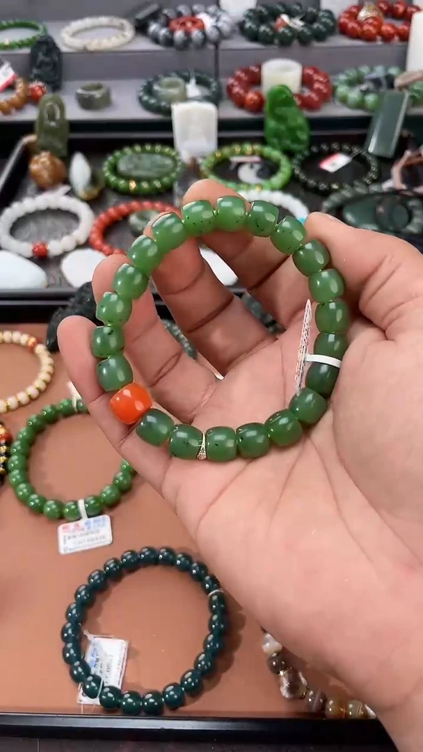 手串未镶嵌和田玉 多样性发一件THTY6383