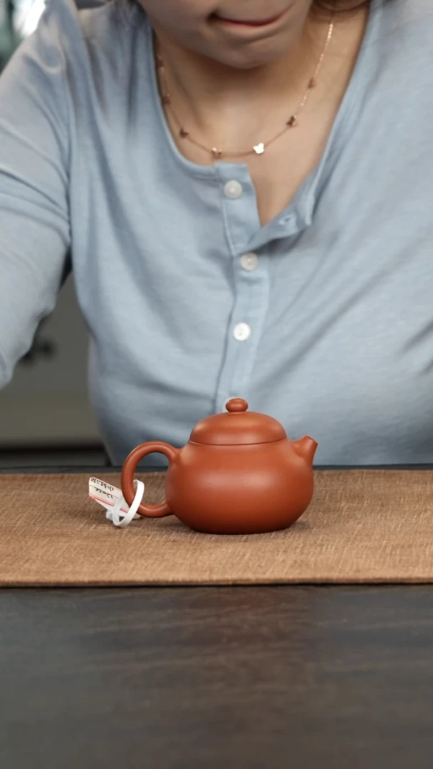 茶壶紫砂小红泥文旦