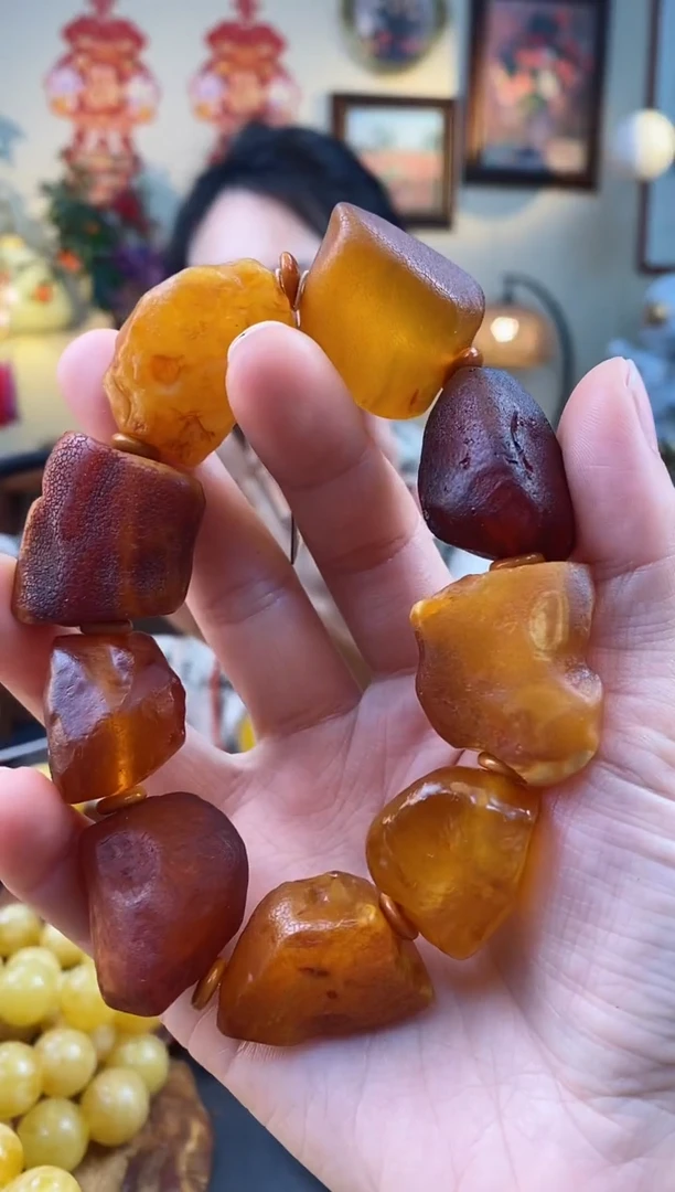 【闪购商品】琥珀手串未镶嵌手串