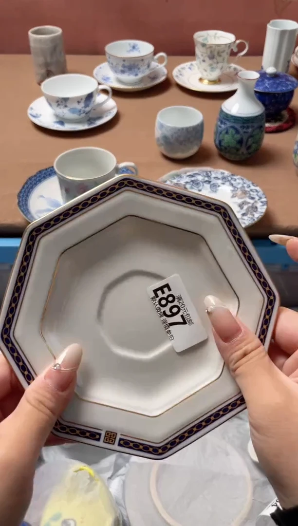 瓷片红*瓷器瓷器E897