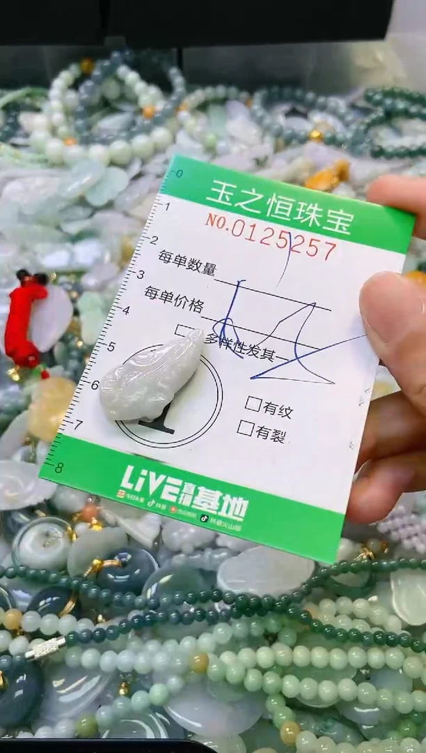 翡翠未镶嵌颈饰闪购0125257