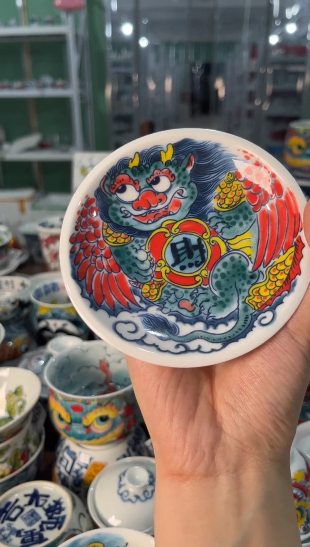 昨明景德镇陶瓷：杯垫·