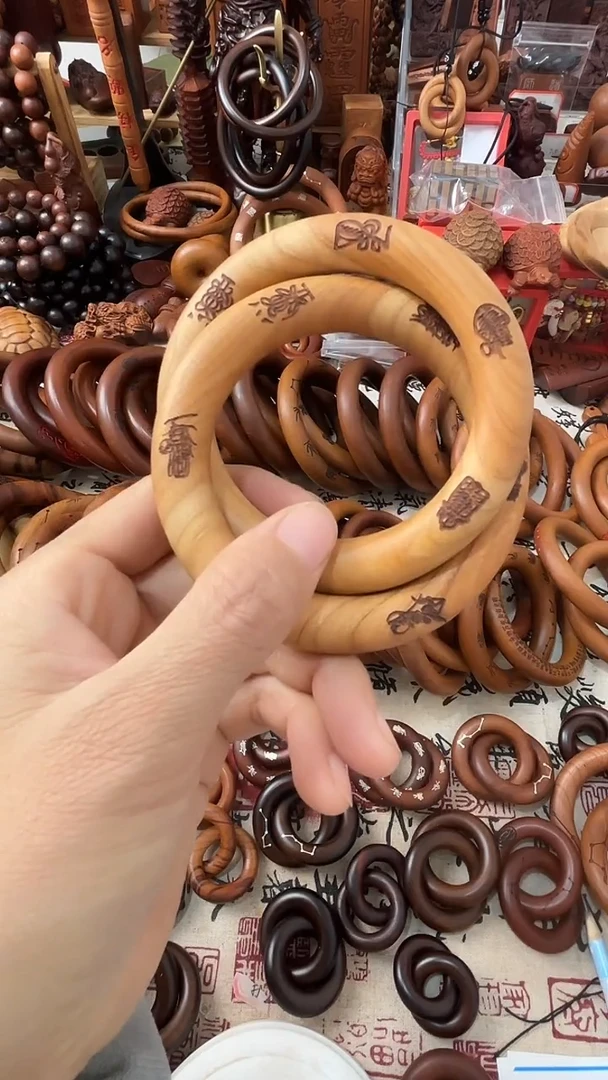 枣木乾坤圈桃木65圈口福利一物一拍