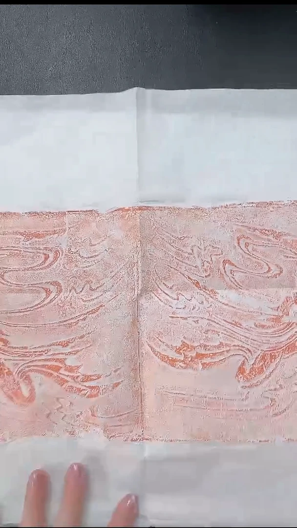 拓片用纸其他衍*@@王秋人制南朝飞天砖朱拓1页