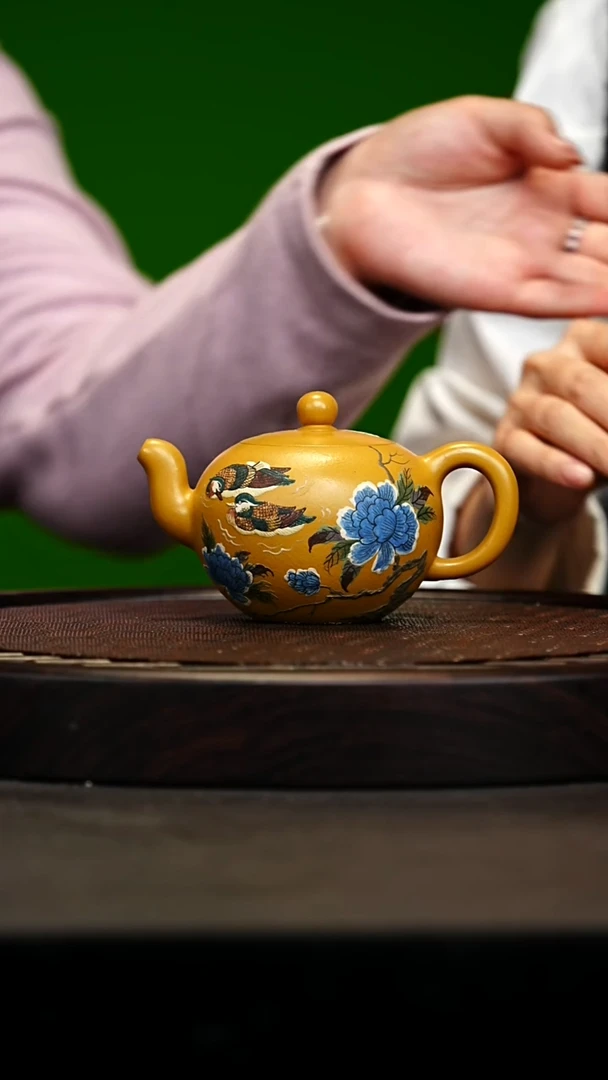 宜兴原矿高端紫砂 富贵金砂260cc