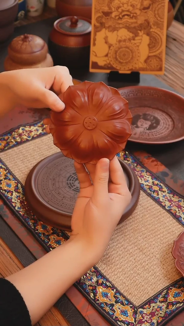 紫砂茶叶罐新品壶承